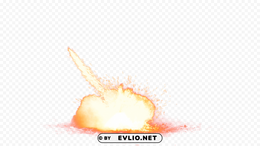 big explosion with fire and smoke High-resolution transparent PNG images set