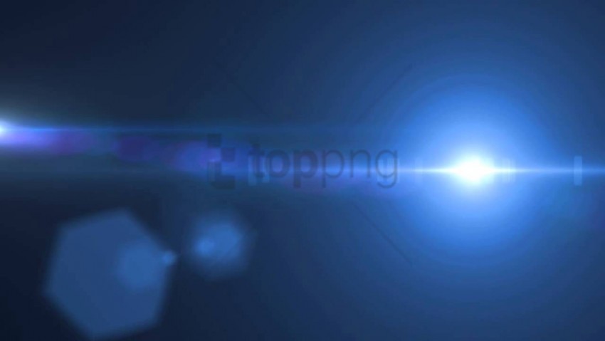 blue lens flare PNG Isolated Illustration with Clarity