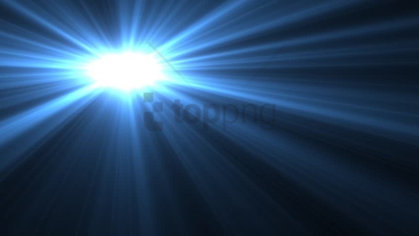 blue lens flare PNG Isolated Object on Clear Background