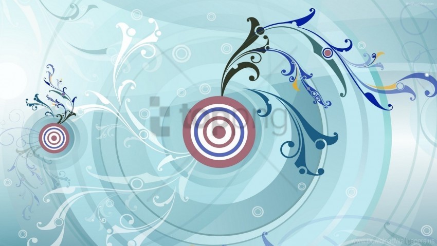 blue patterns target wallpaper Free PNG images with clear backdrop