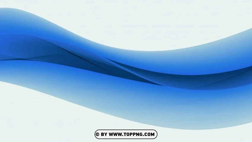 Blue Wave Abstract Background HighResolution Isolated PNG Image