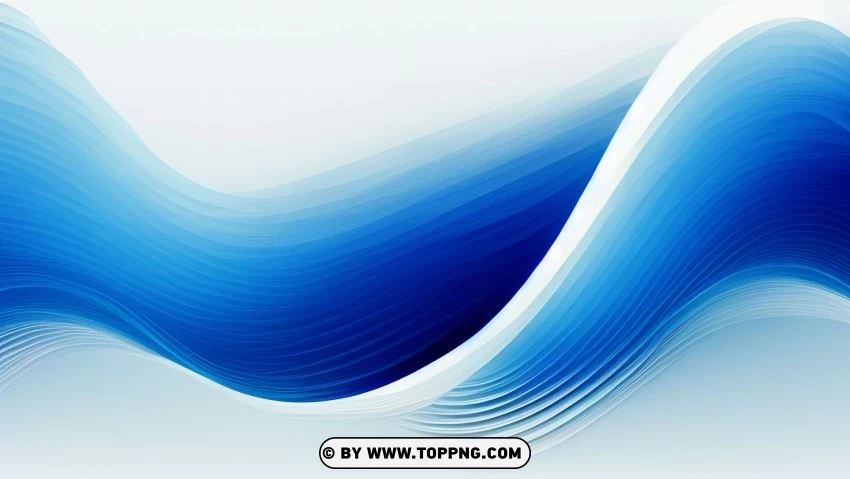 Blue Wave Background Vector HighResolution PNG Isolated Illustration