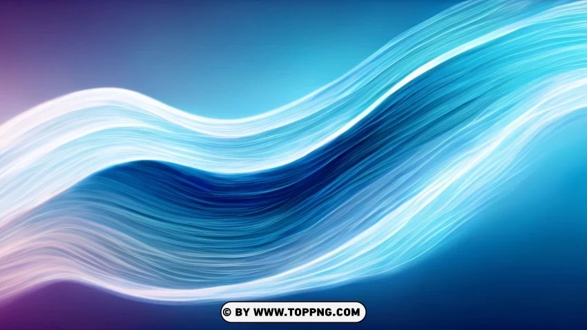 Blue Waves in Motion 4K Wallpaper Free PNG download