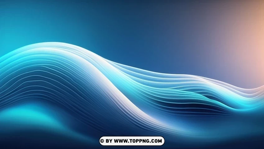 Blue Waves of Abstraction 4K Wallpaper Free download PNG with alpha channel