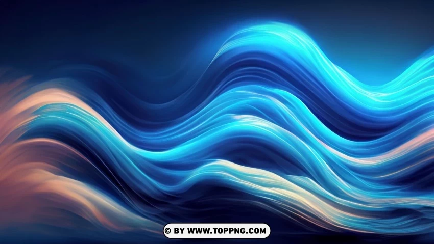 Blue Waves of Calmness 4K Wallpaper Free PNG images with clear backdrop