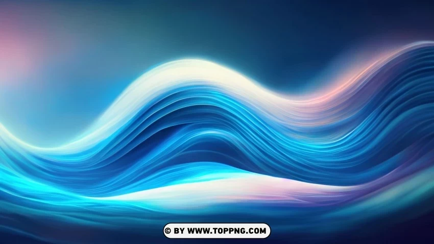 Blue Waves of Gracefulness 4K Wallpaper Free PNG transparent images