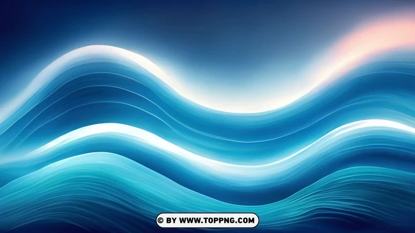 Blue Waves of Peacefulness 4K Wallpaper Free PNG images with transparent background