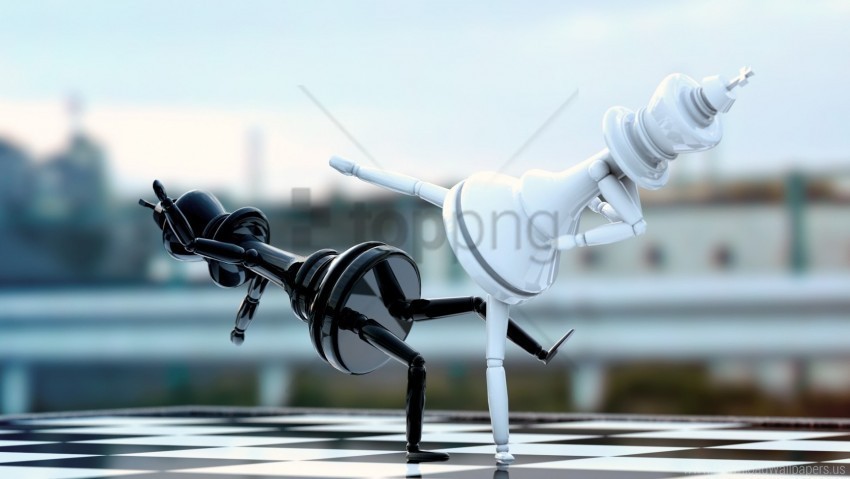 board chess fighting pieces wallpaper HighQuality Transparent PNG Isolated Graphic Element