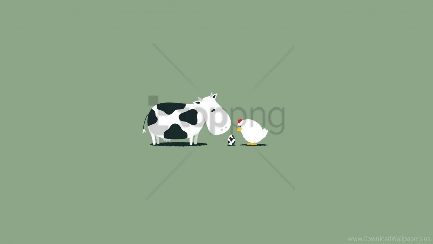 breeding chicken cow dominance eggs mixing recessive wallpaper PNG images with transparent layer