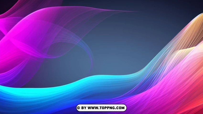 Bright Dynamic Waves in Motion 4K Wallpaper Transparent Background Isolated PNG Icon
