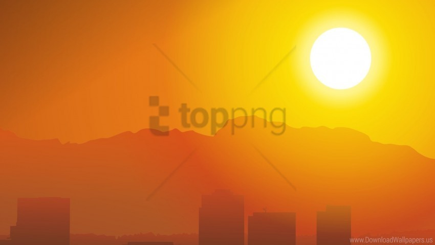 buildings city sky sunset wallpaper Isolated Icon in HighQuality Transparent PNG