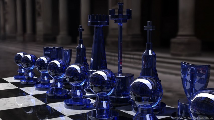 chess form glass silver table wallpaper HighQuality Transparent PNG Isolated Element Detail
