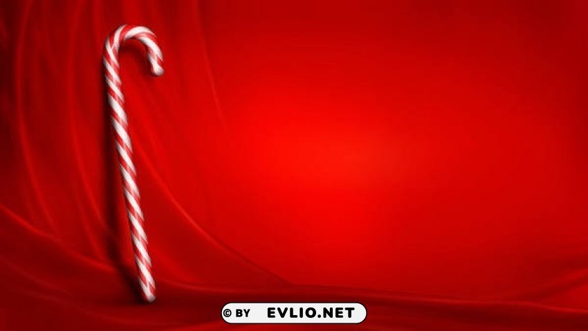 christmas redwith candy cane Isolated Item in Transparent PNG Format