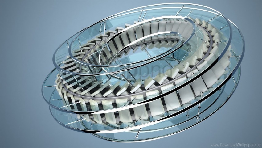 circle glass metal staircase wallpaper PNG files with clear background