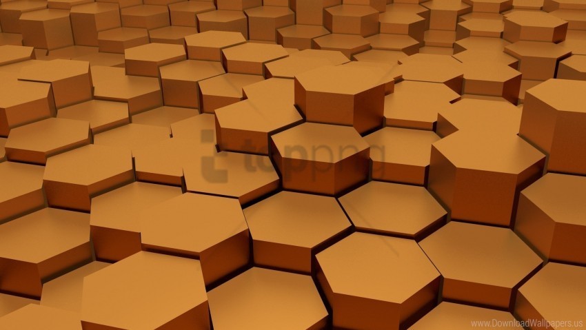 Color Hexagonal Plastic Surface Wallpaper PNG File With Alpha