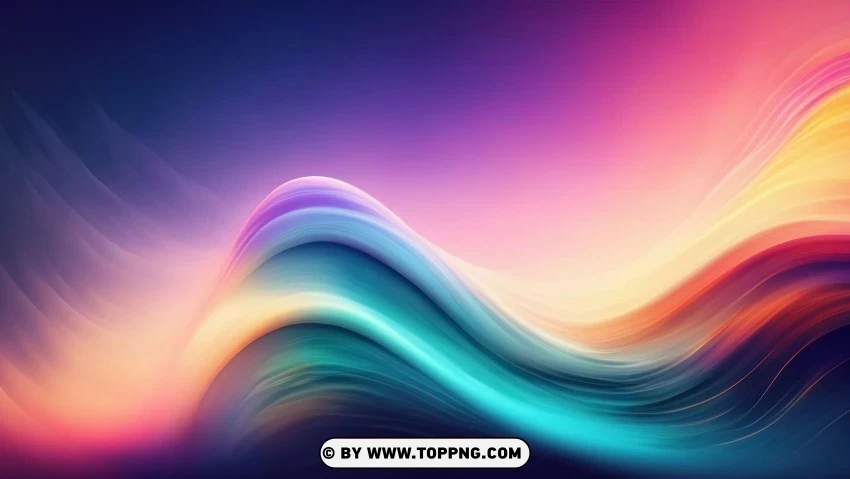 Colorful Lines in Motion A 4K Clean Background PNG Isolated Art