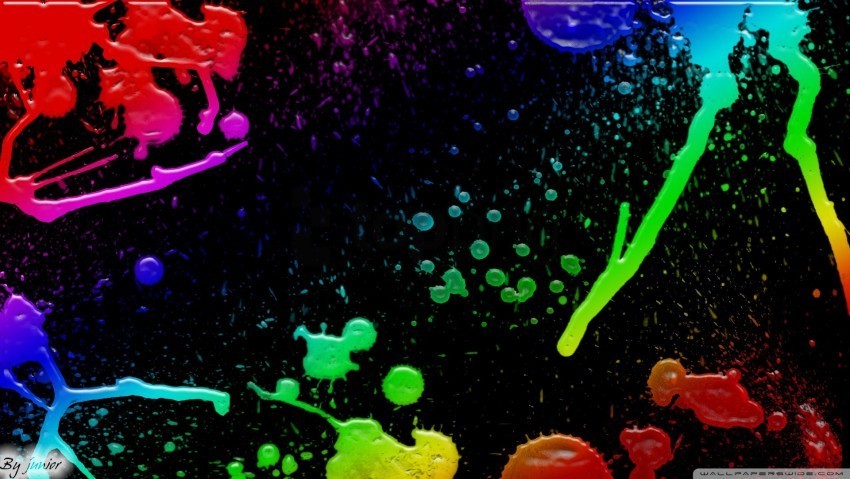 colorful paint splash wallpaper PNG images with clear alpha layer