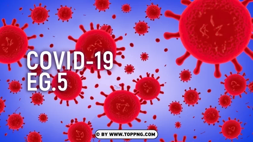 Coronavirus Covid 19 EG5 Background Clipart Transparent PNG images for design
