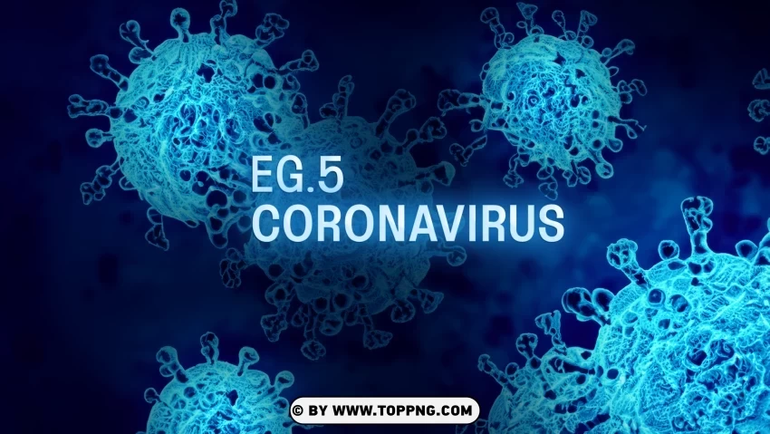 coronavirus EG5 Clipart new Covid 19 concept background Transparent PNG Isolated Subject