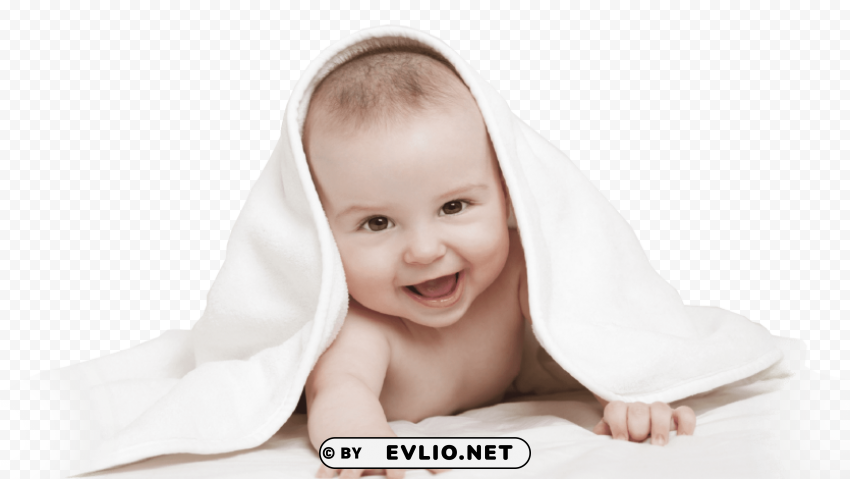 Cute Baby Clear Background Isolated PNG Icon