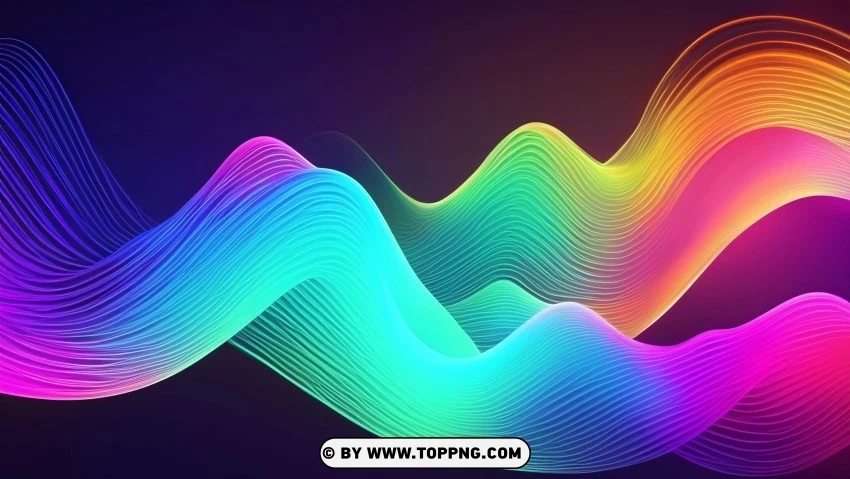 Digital Artwork of Abstracted Spectrum of Colors 4K Wallpaper Transparent PNG images complete library