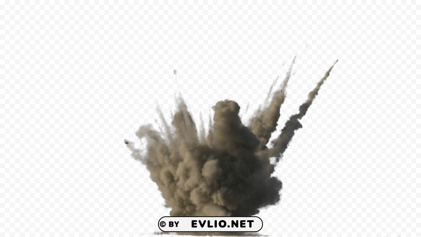 dirt explosion Clear Background PNG Isolated Design