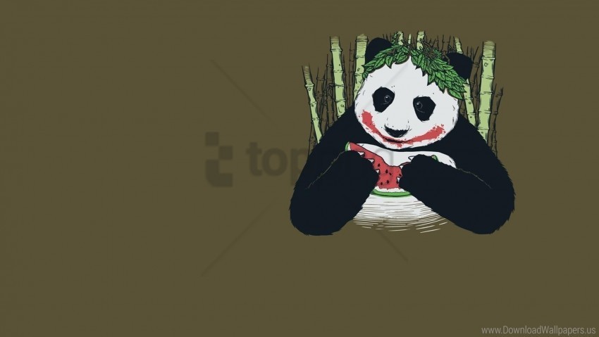 disguise joker panda wallpaper PNG pictures with no background required