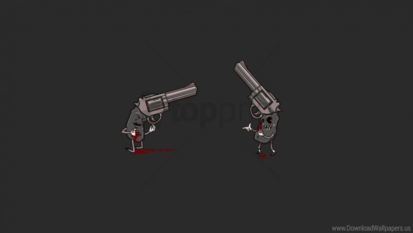 drawing gun shot wallpaper Isolated Graphic Element in Transparent PNG