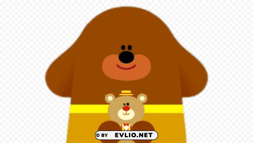 duggee holding teddybear Transparent PNG images extensive variety