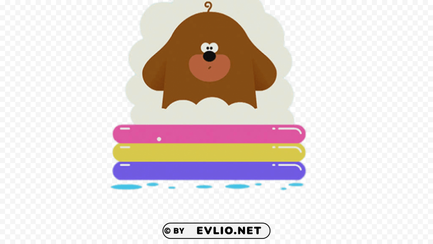 duggee taking a bath PNG Image Isolated with HighQuality Clarity