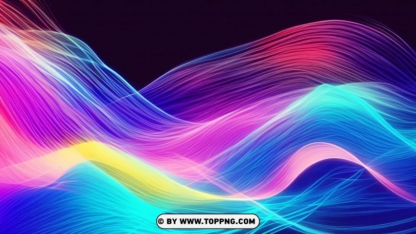 Dynamic Abstract Wave Lines in Motion 4K Wallpaper Transparent background PNG gallery
