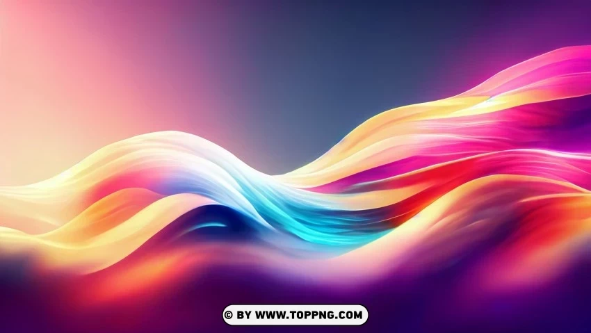 Dynamic Digital Art with Moving Waves and Colors Clear background PNG images bulk