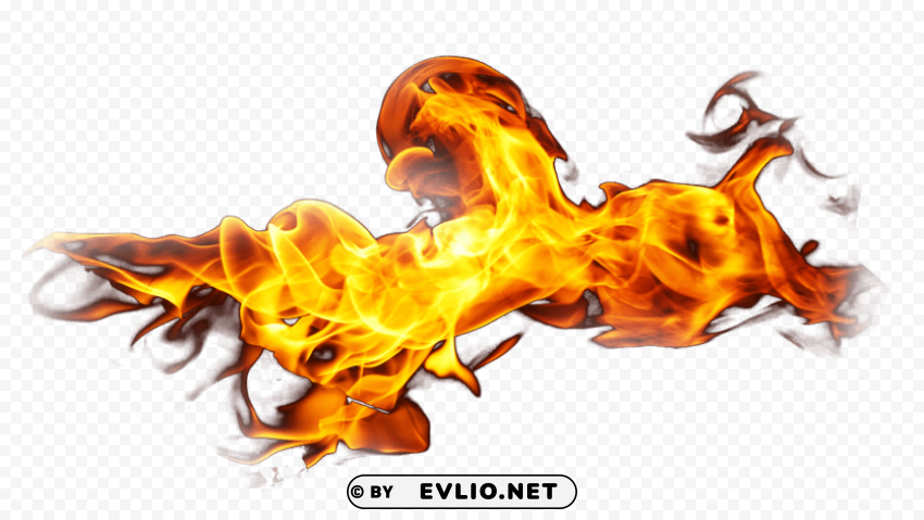 fire flame Isolated Character in Transparent Background PNG