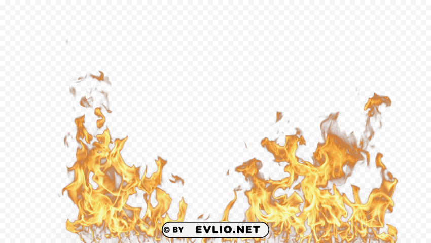 flame PNG with transparent overlay