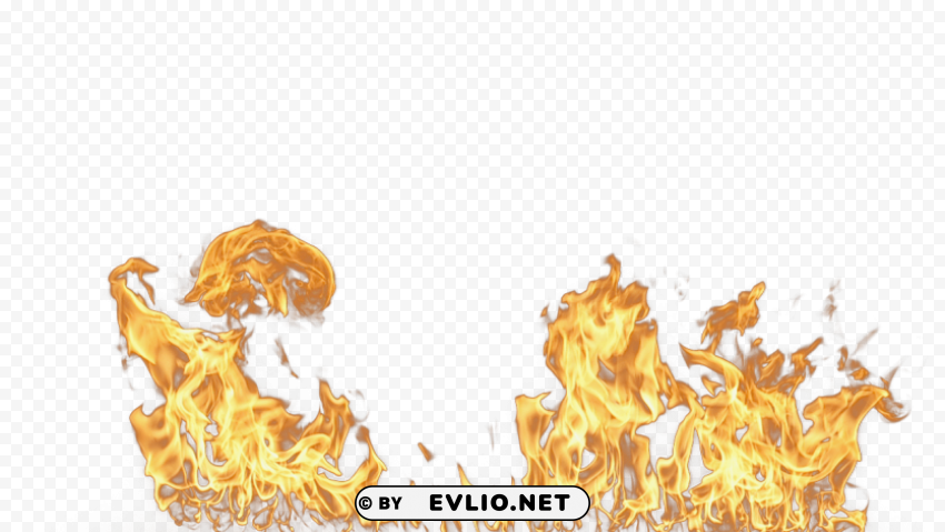 flame Transparent Background Isolated PNG Design