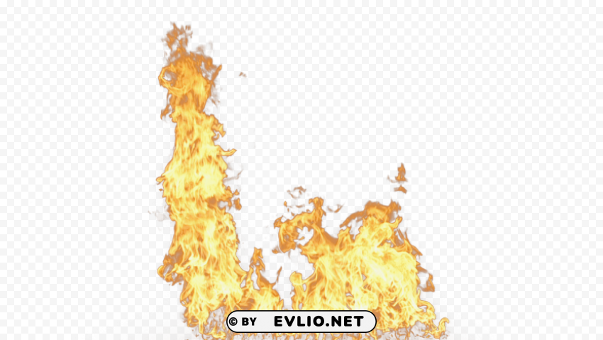 flame Transparent Background Isolated PNG Illustration