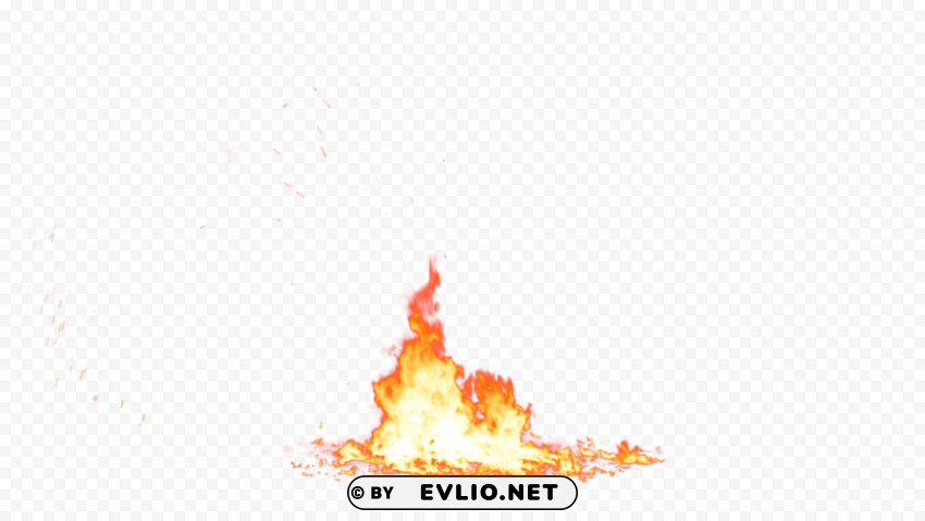 flame Isolated Element in Transparent PNG