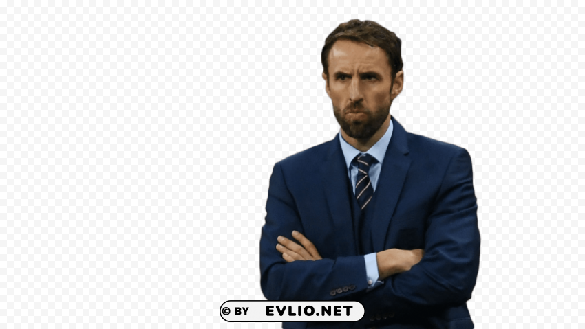 gareth southgate Isolated Graphic on Clear Background PNG