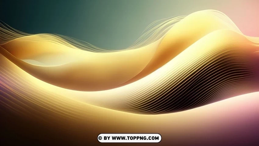 Golden and Black Abstract HD Wallpaper ClearCut Background PNG Isolated Element
