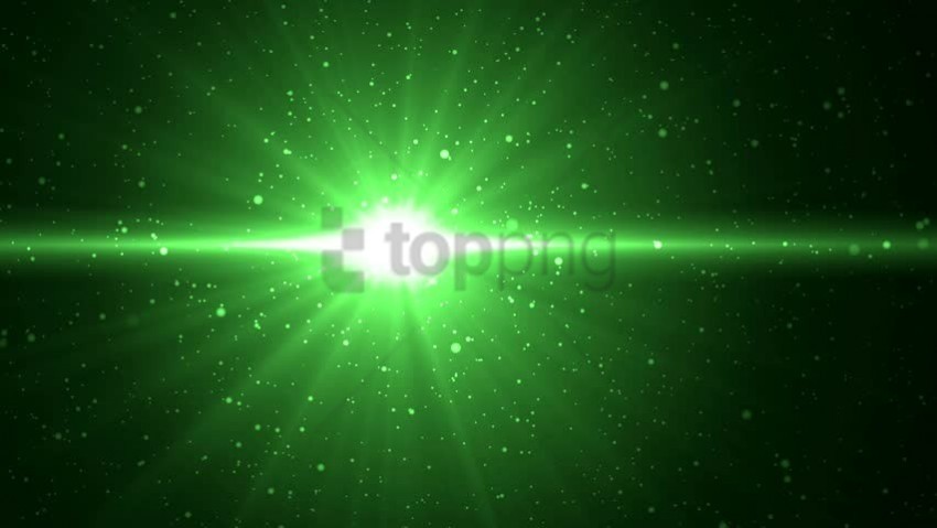 green lens flare hd ClearCut PNG Isolated Graphic