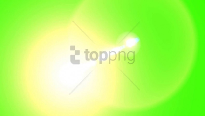 green lens flare hd Free PNG