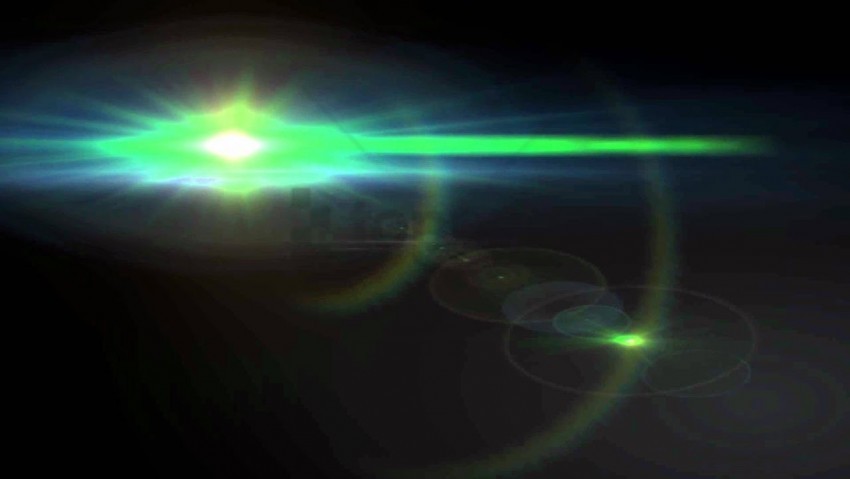 green lens flare hd Isolated Graphic on Transparent PNG