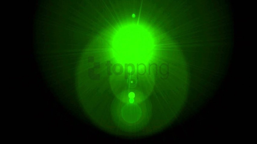 green lens flare hd Isolated Object with Transparent Background in PNG