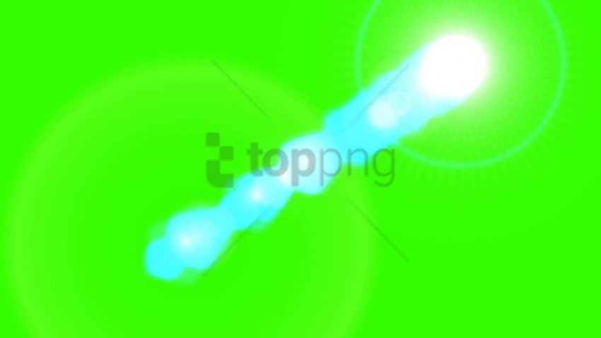 green lens flare hd Isolated PNG on Transparent Background