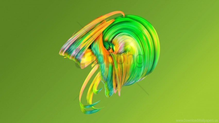 green paintwave wallpaper Clear PNG image