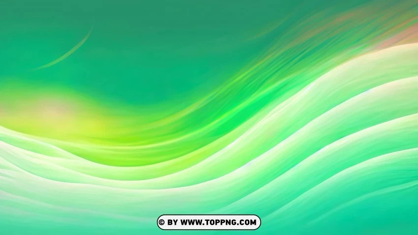 Green Wave Vector Background For Designers Isolated Artwork In Transparent PNG