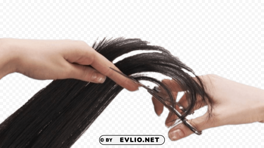 Transparent background PNG image of hair cutting long Alpha channel PNGs - Image ID 3b568dde