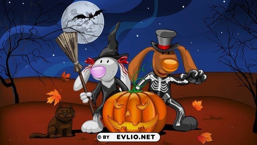 halloween kids PNG for web design