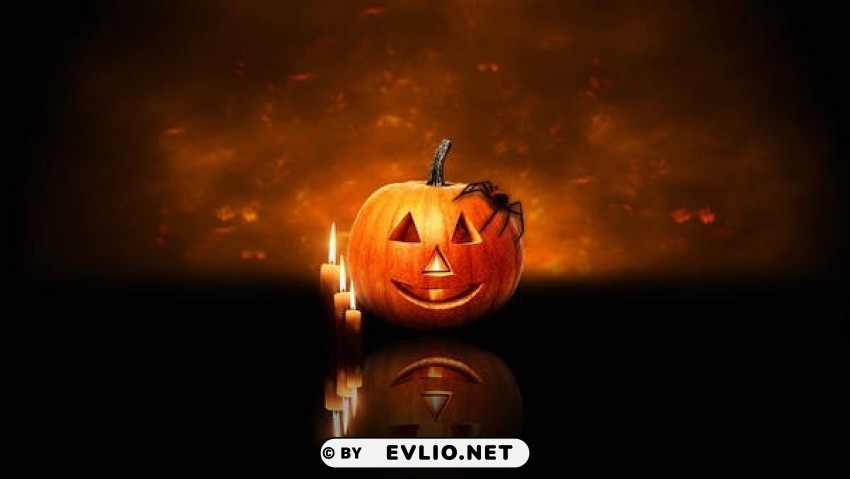 halloween scary pumpkin PNG for use