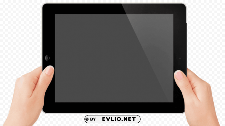 hands holding tablet Isolated Subject on HighQuality PNG